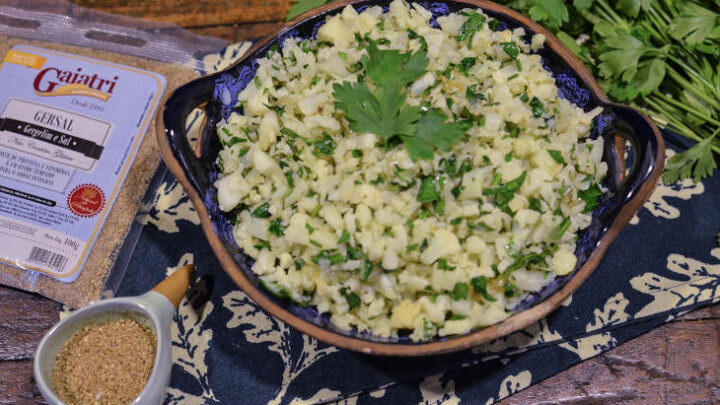 arroz de couve-flor