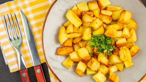 batata doce refogada receita