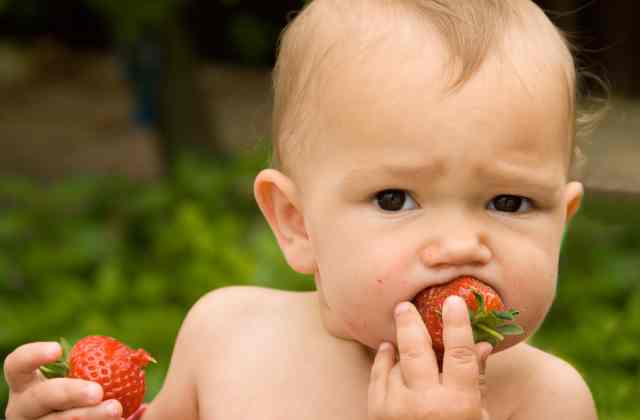 benefícios do morango para o bebê