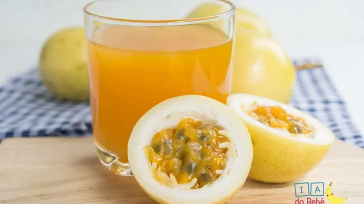 Suco de maracujá para bebê